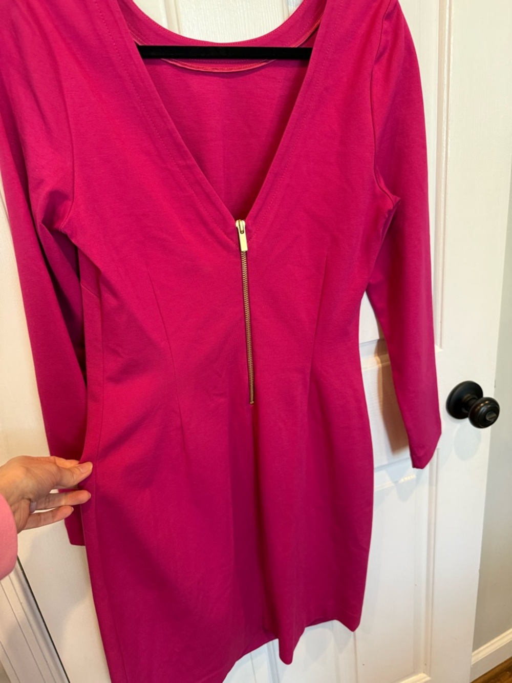 Banana Republic sz 10 BRIGHT Pink Dress